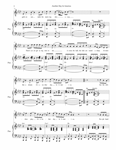 Another Day In America Original Recorded Key High Tenor Solo Page 2