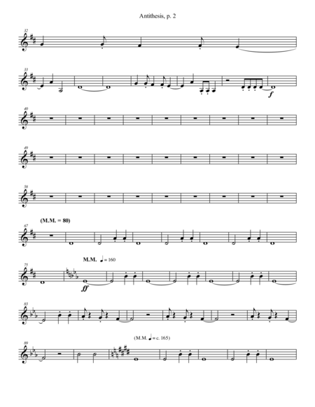 Antithesis Baritone Sax Page 2