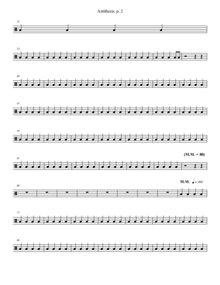 Antithesis Percussion 1 Page 2