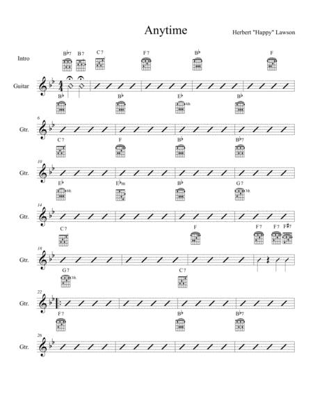 Any Time Guitar Chords Page 2