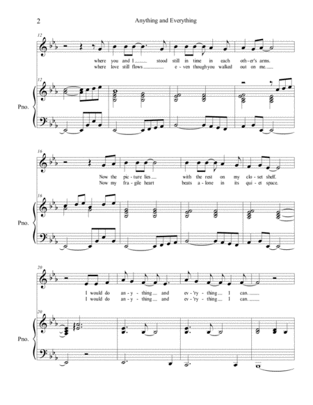 Anything And Everything Piano And Voice Page 2