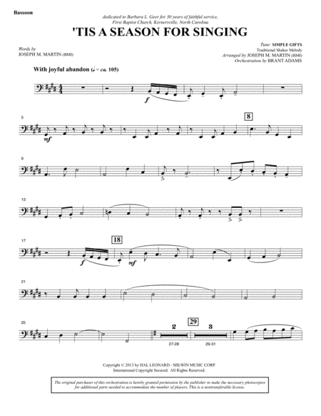 Appalachian Winter A Cantata For Christmas Bassoon Page 2