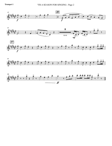 Appalachian Winter A Cantata For Christmas Bb Trumpet 1 Page 2