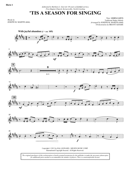 Appalachian Winter A Cantata For Christmas F Horn 1 Page 2