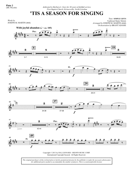 Appalachian Winter A Cantata For Christmas Flute 2 Page 2