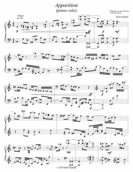 Apparition Piano Solo Op 9 Page 2