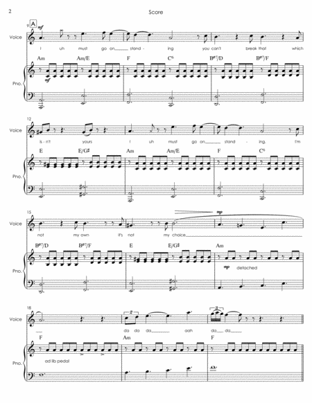 Apres Moi A Minor Piano And Vocal Page 2