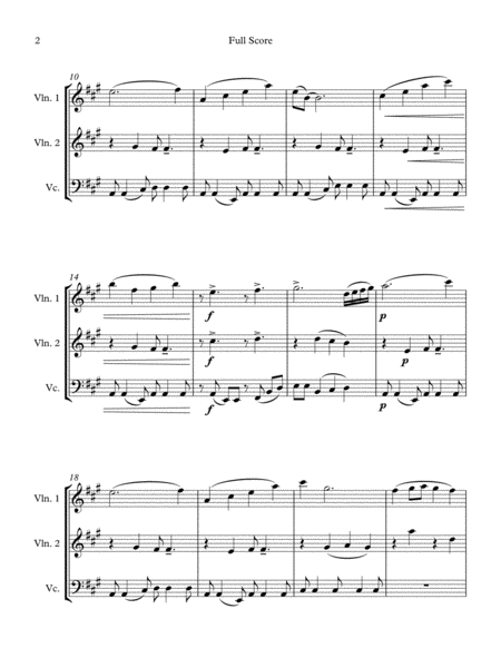 April Love For String Trio Page 2
