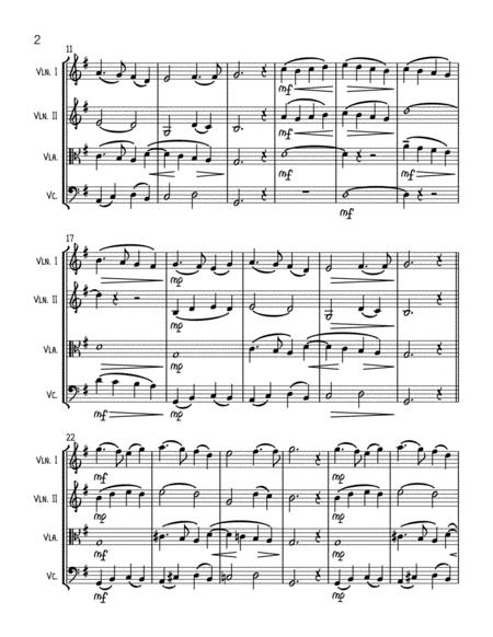 Ar Hyd Y Nos All Through The Night String Quartet Page 2