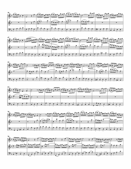 Aria Es Duenket Mich From Cantata Bwv 175 Arrangement For 3 Recorders Page 2