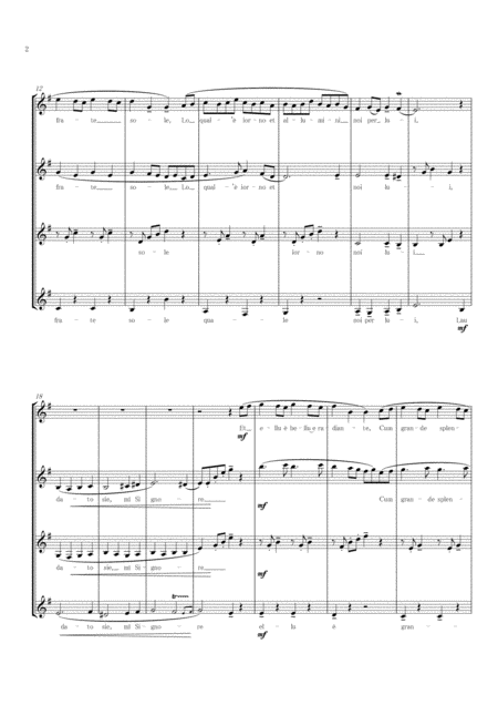 Aria From Magnificat G P Telemann Female Quartet Page 2