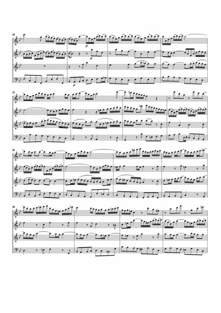 Aria Ja Ja Ich Halte Jesum Feste From Cantata Bwv 157 Arrangement For 4 Recorders Page 2