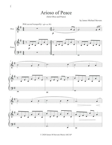 Arioso Of Peace Oboe Piano Page 2