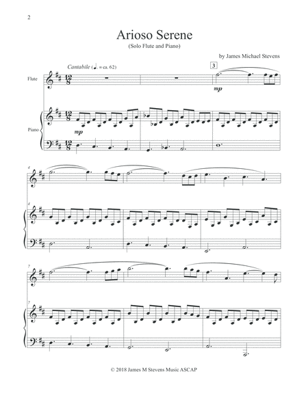 Arioso Serene Flute Piano Page 2