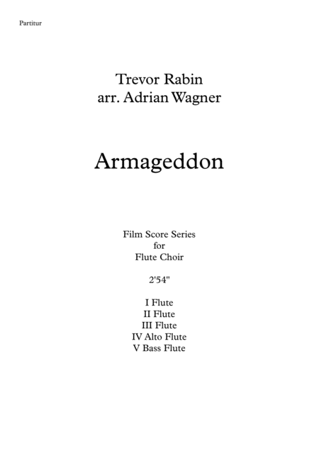 Armageddon Trevor Rabin Flute Choir Arr Adrian Wagner Page 2