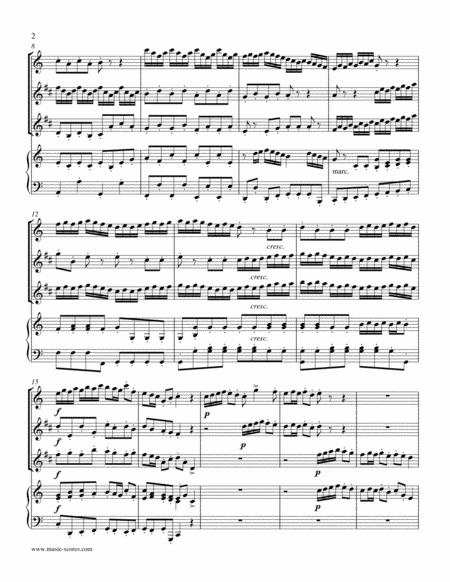 Arrival Of The Queen Of Sheba Flute 2 Clarinets And Piano Page 2