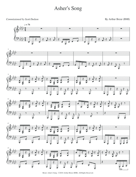 Ashers Song Piano Solo Page 2