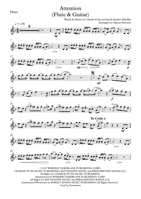 Attention Flute Page 2