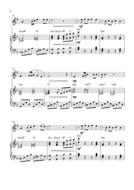 Aunque Me Cueste La Vida Trumpet In B Flat Solo And Piano Accompaniment With Chords Page 2