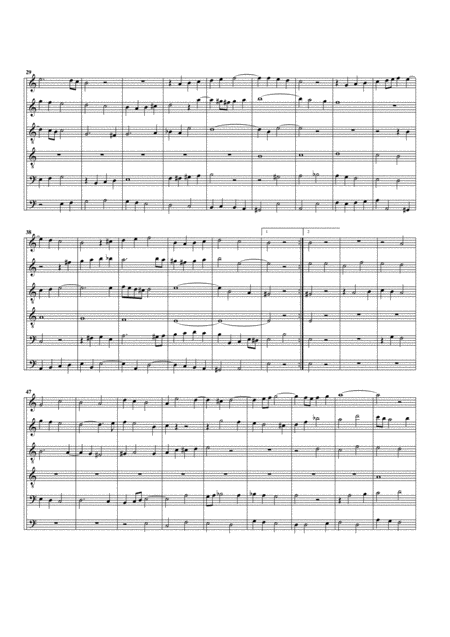 Aus Der Tiefe Not Schrei Ich Zu Dir From Klavieruebung Iii Bwv 686 Arrangement For 6 Recorders Page 2