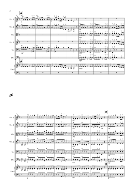 Autumn First Movement For String Orchestra Page 2