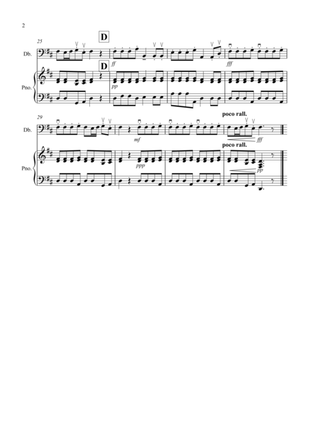 Autumn Four Seasons For Double Bass And Piano Page 2