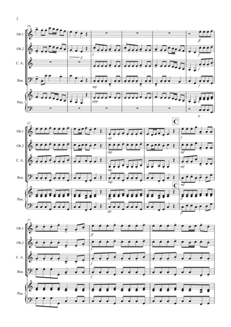 Autumn Four Seasons For Double Reed Quartet Page 2