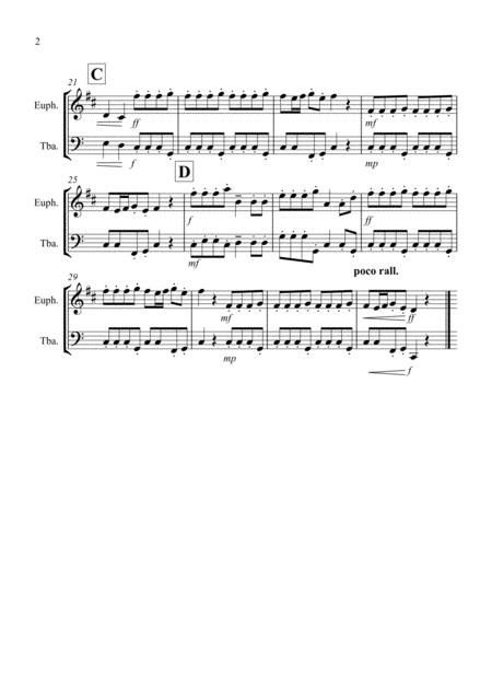 Autumn Four Seasons For Euphonium And Tuba Duet Page 2