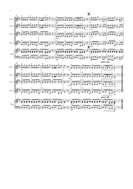 Autumn Four Seasons For Violin Quartet Page 2