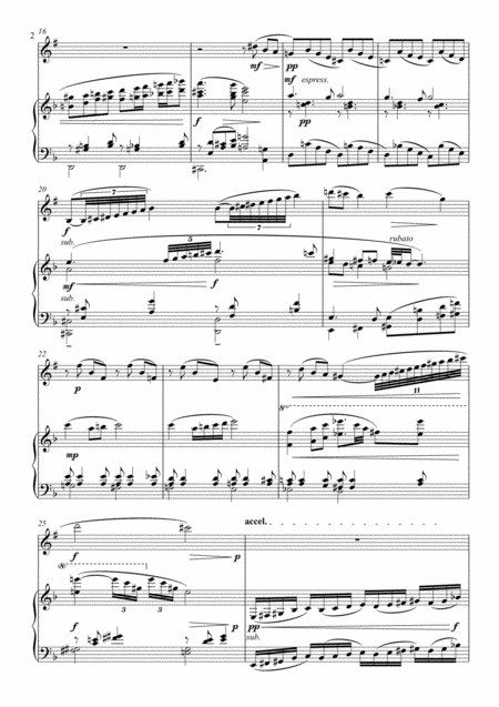 Autumn Leaves For B Flat Clarinet And Piano Page 2