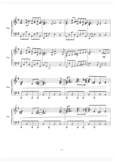 Autumn Leaves For Solo Piano Page 2