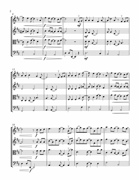 Autumn Love String Quartet Page 2