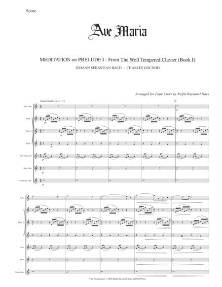 Ave Maria Bach Gounod For Flute Choir Page 2