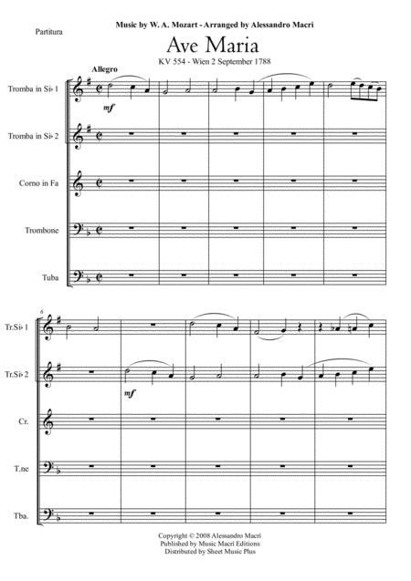 Ave Maria By Mozart Page 2