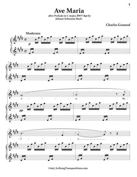 Ave Maria E Major Page 2