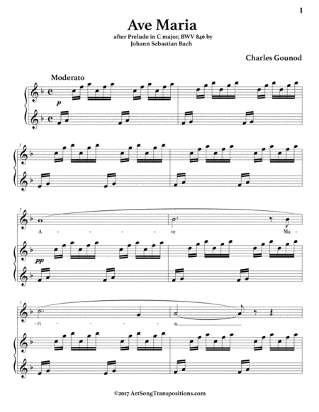 Ave Maria F Major Page 2