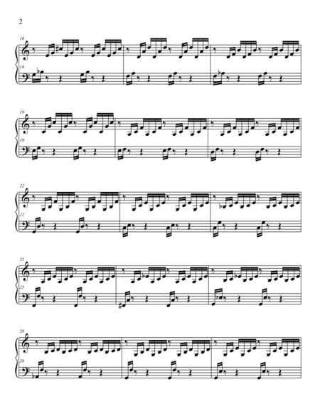 Ave Maria For Two Solo Instruments Piano Only Page 2