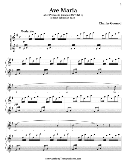 Ave Maria G Major Page 2