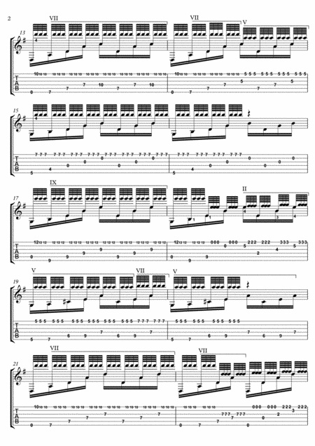 Ave Maria Guitar Solo Advanced Page 2