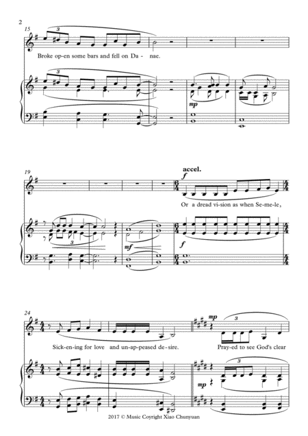 Ave Maria Plena Gratia In G Major For Alto Solo Or Bass Solo With Piano Page 2