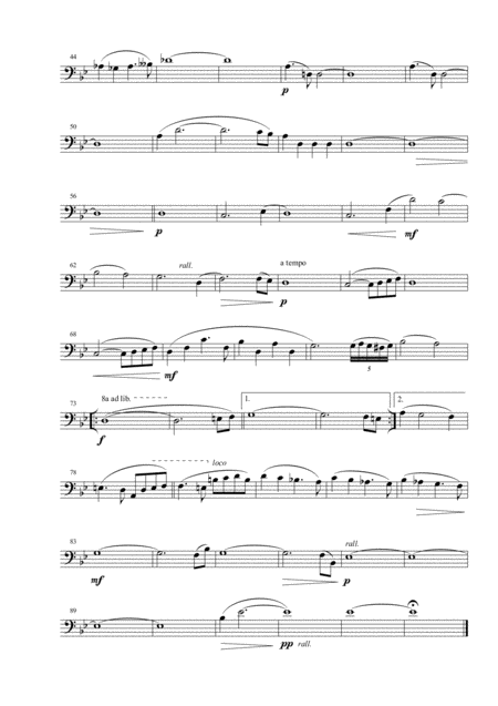 Ave Maria Tanti Anni Prima For Trombone And Piano Page 2