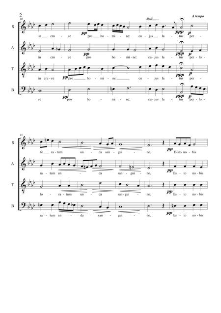 Ave Verum Corpus Choir Satb A Cappella Page 2