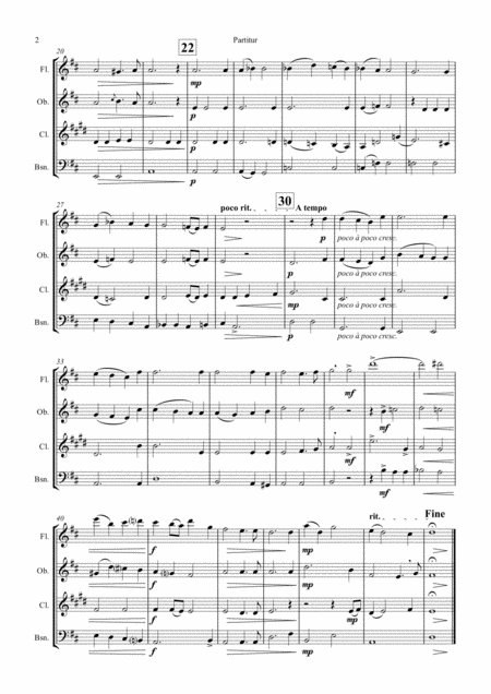 Ave Verum Corpus W A Mozart Wind Quartet Page 2