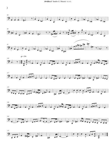 Avvidecci Cello Part Page 2