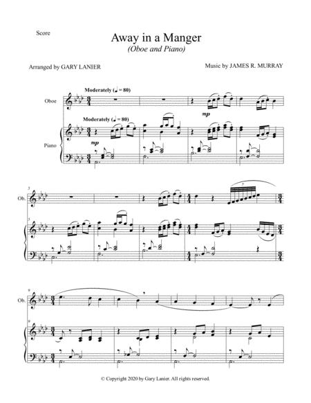 Away In A Manger For Oboe And Piano Score And Part Included Page 2