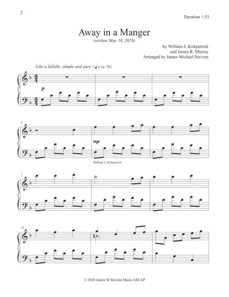 Away In A Manger Quiet Christmas Piano Page 2