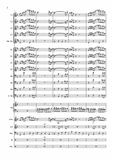 Baby Elephant Walk Big Band Instrumental Page 2