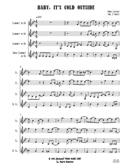 Baby It Cold Outside Clarinet Quartet Page 2