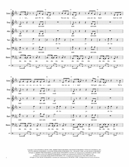 Baby Satbb A Cappella Page 2