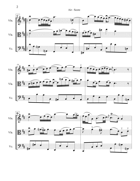 Bach Air For String Trio Page 2